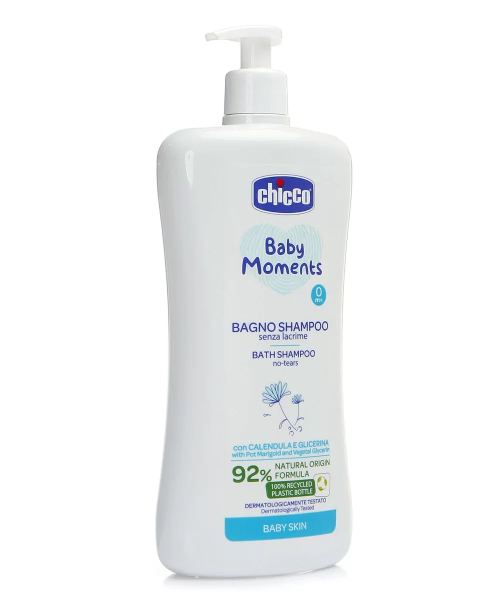 Chicco Baby Moments Doğal Göz Yakmayan Saç ve Vücut Şampuanı 750ml