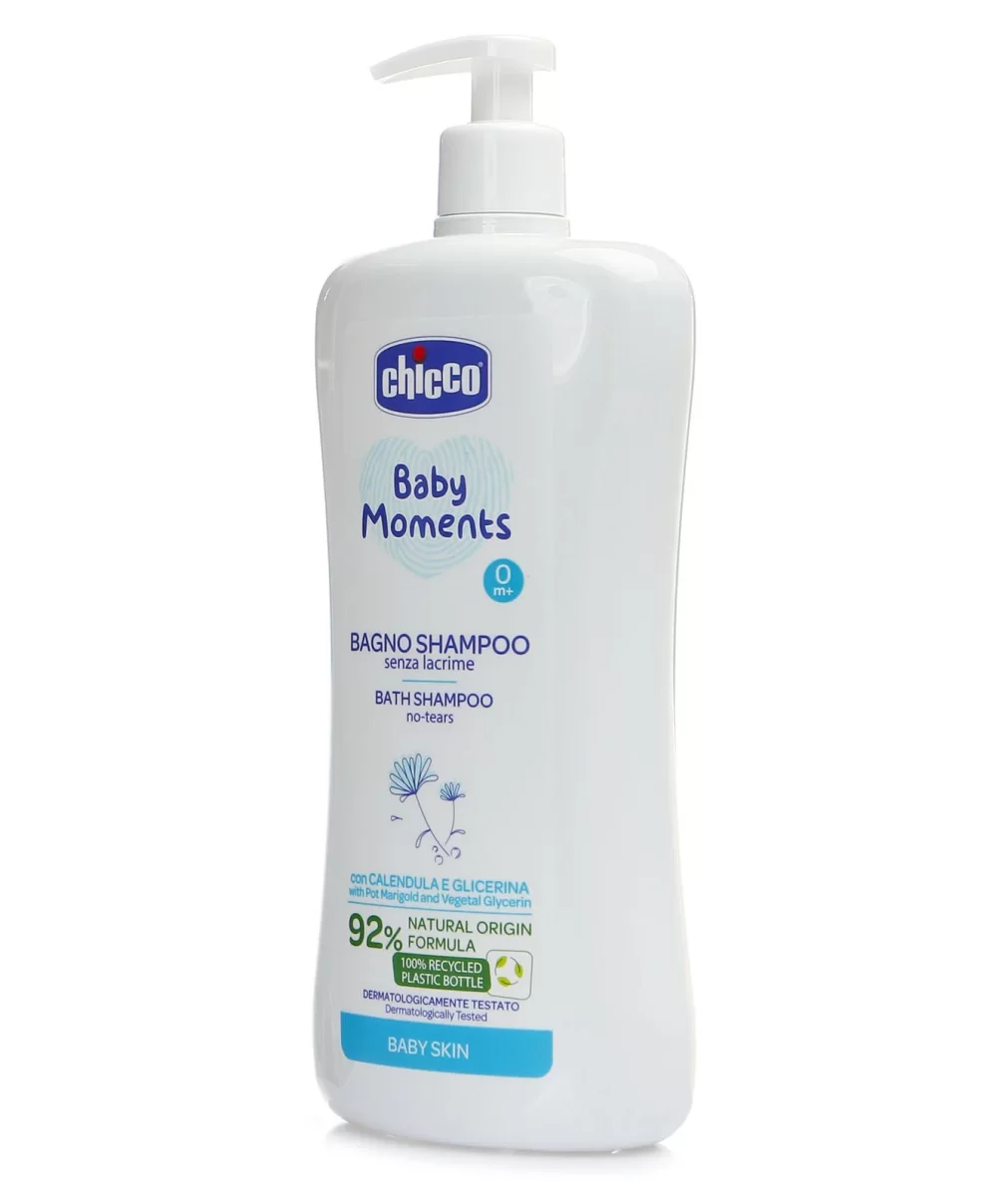 Chicco Baby Moments Doğal Göz Yakmayan Saç ve Vücut Şampuanı 750ml