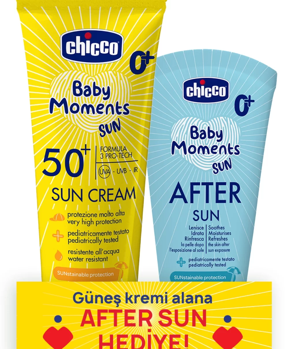 Chicco Baby Moments Sun Güneş Kremi Spf 50+ 75 ml + After Sun Hediye