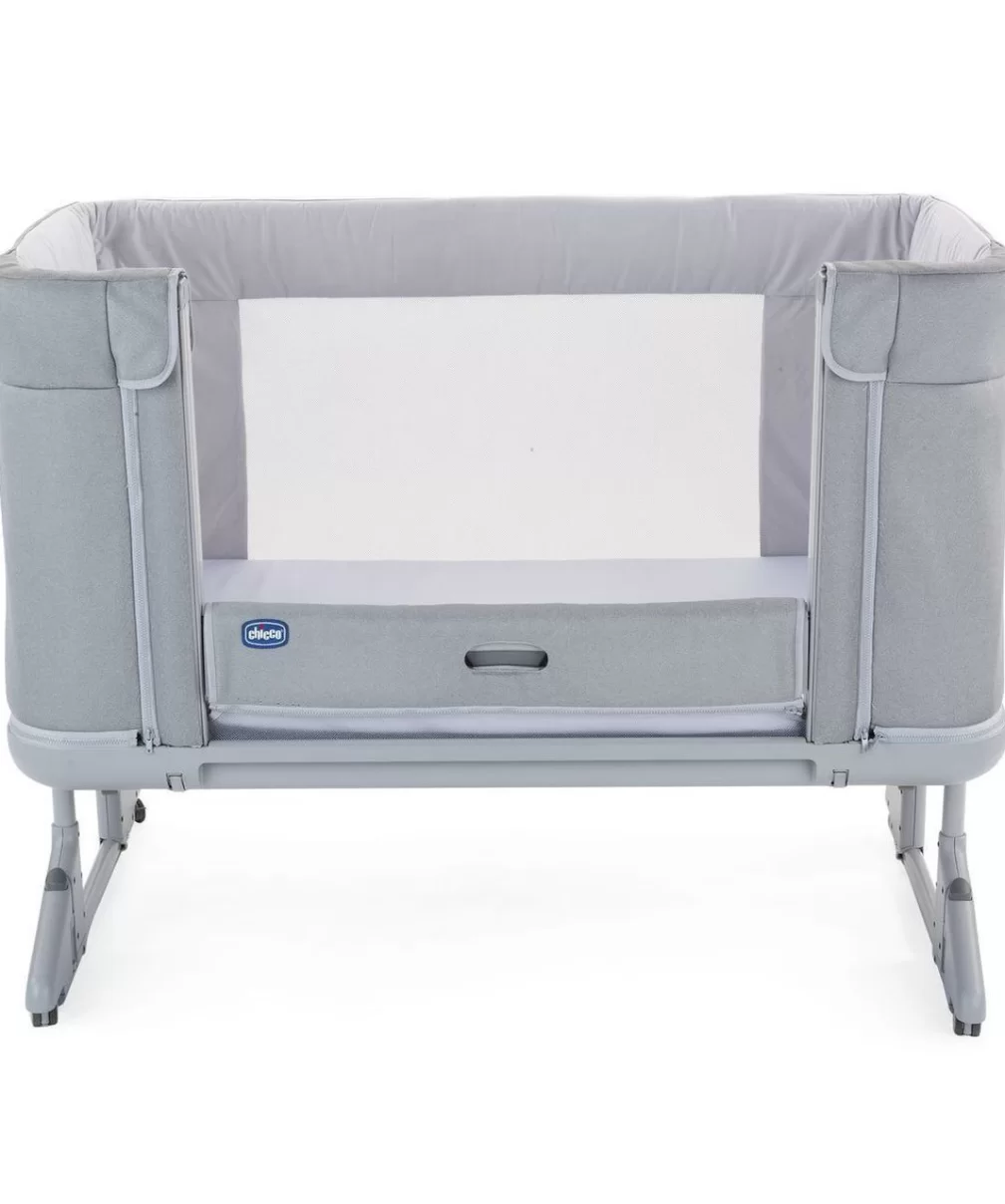 Chicco Next2Me Forever Anne Yanı Beşik Ash Grey Cross Collection