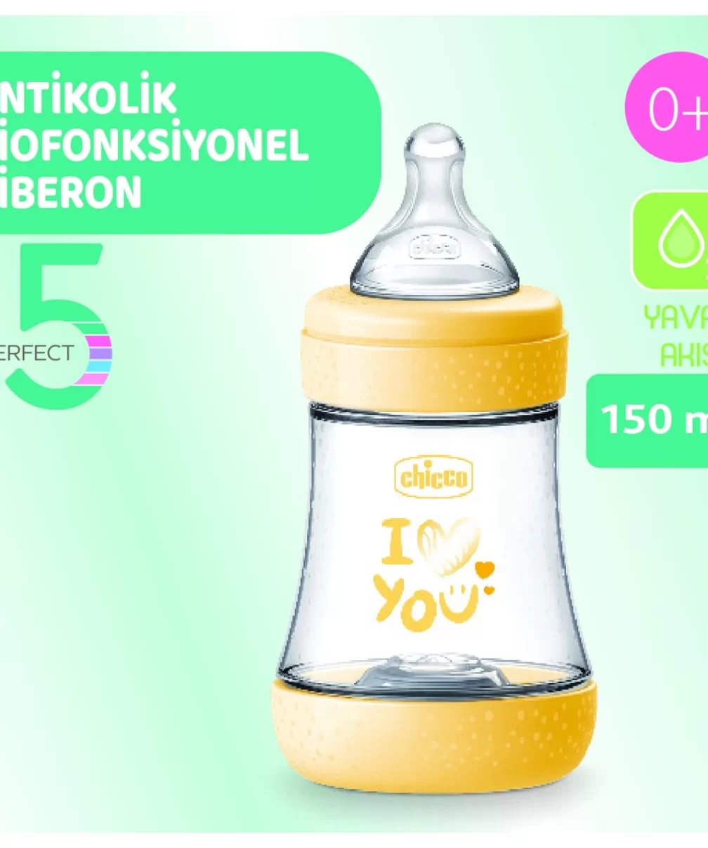 Chicco Perfect 5 Antikolik Biberon PP 150 ml Boy