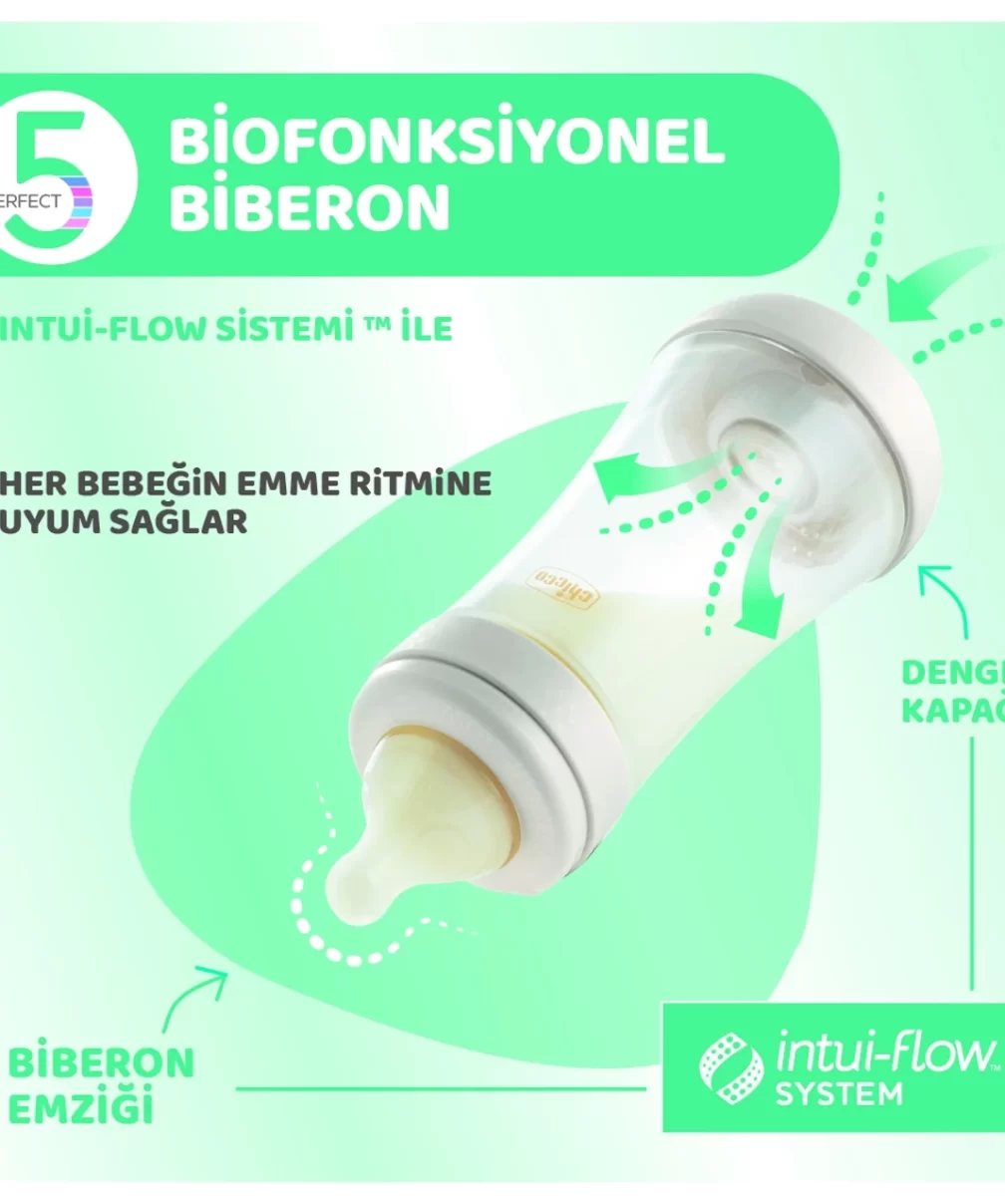 Chicco Perfect 5 Antikolik Biberon PP 150 ml Boy