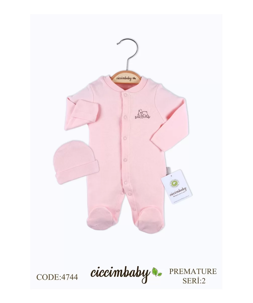 Ciccim Baby Prematüre Bebe Tulum 4744 Pembe