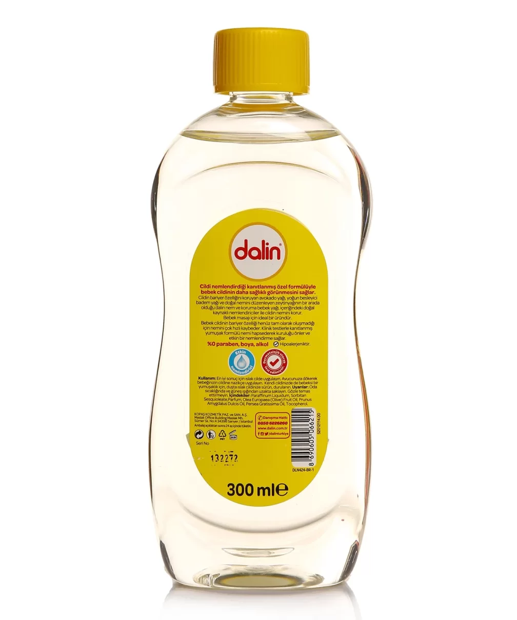 Dalin Nem Koruma Bebek Yağı 300 ml