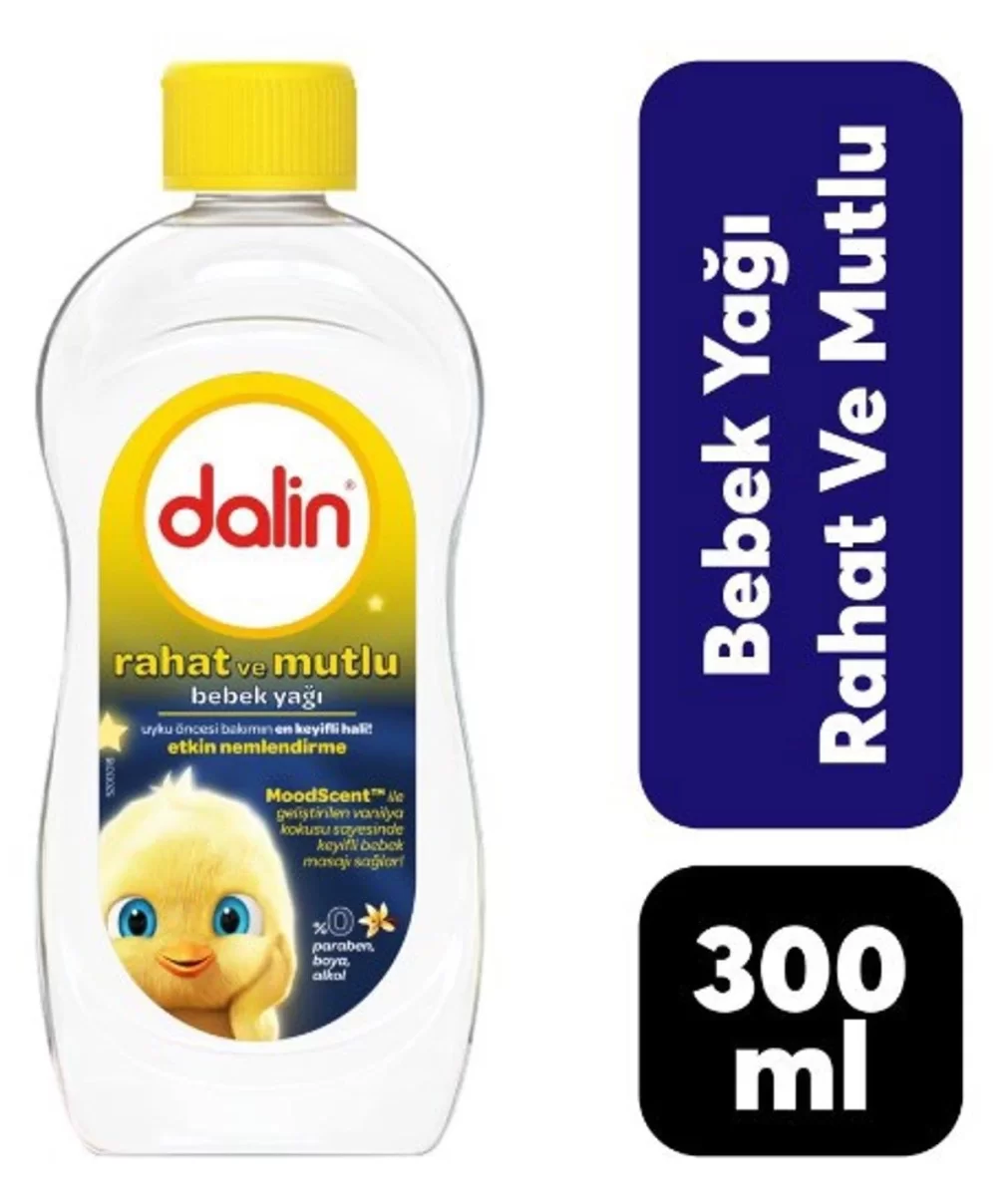 Dalin Rahat ve Mutlu Bebek Yağı 300 ml