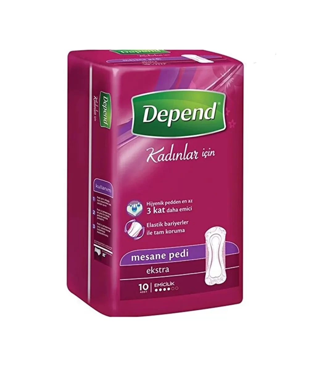 Depend Mesane Pedi Kadın Ekstra 10 Adet