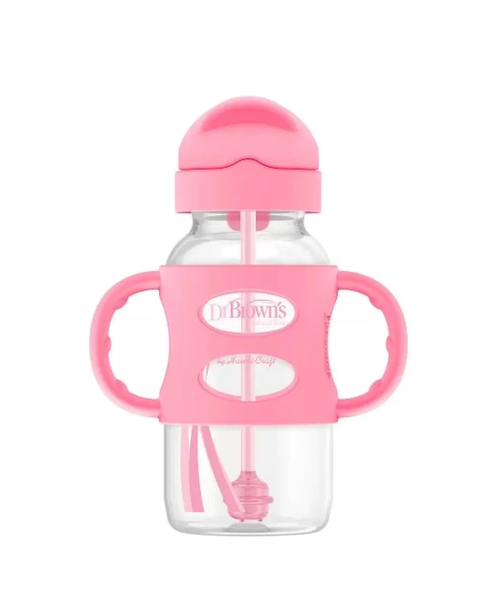 Dr Browns Milestones Sippy Pipetli Alıştırma Bardağı 270ml Pembe