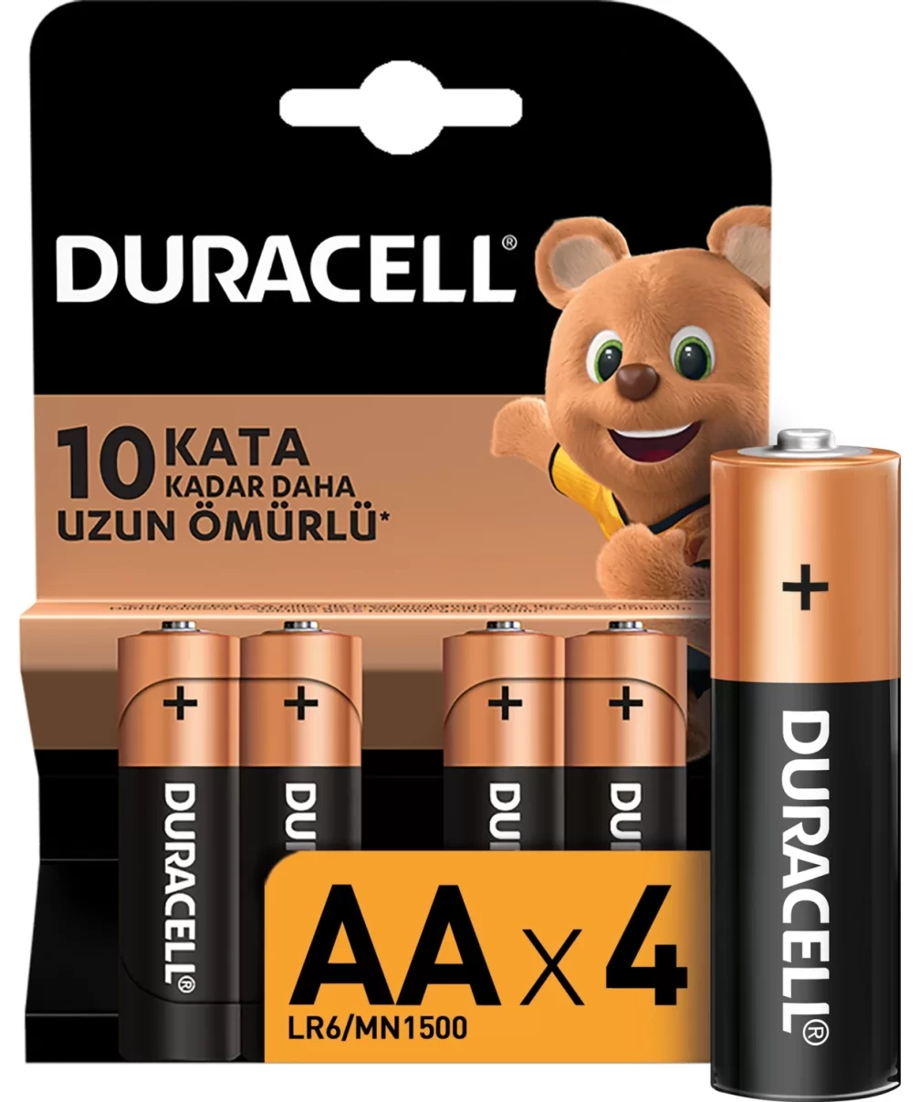 Duracell 4Lü AA Kalem Pil