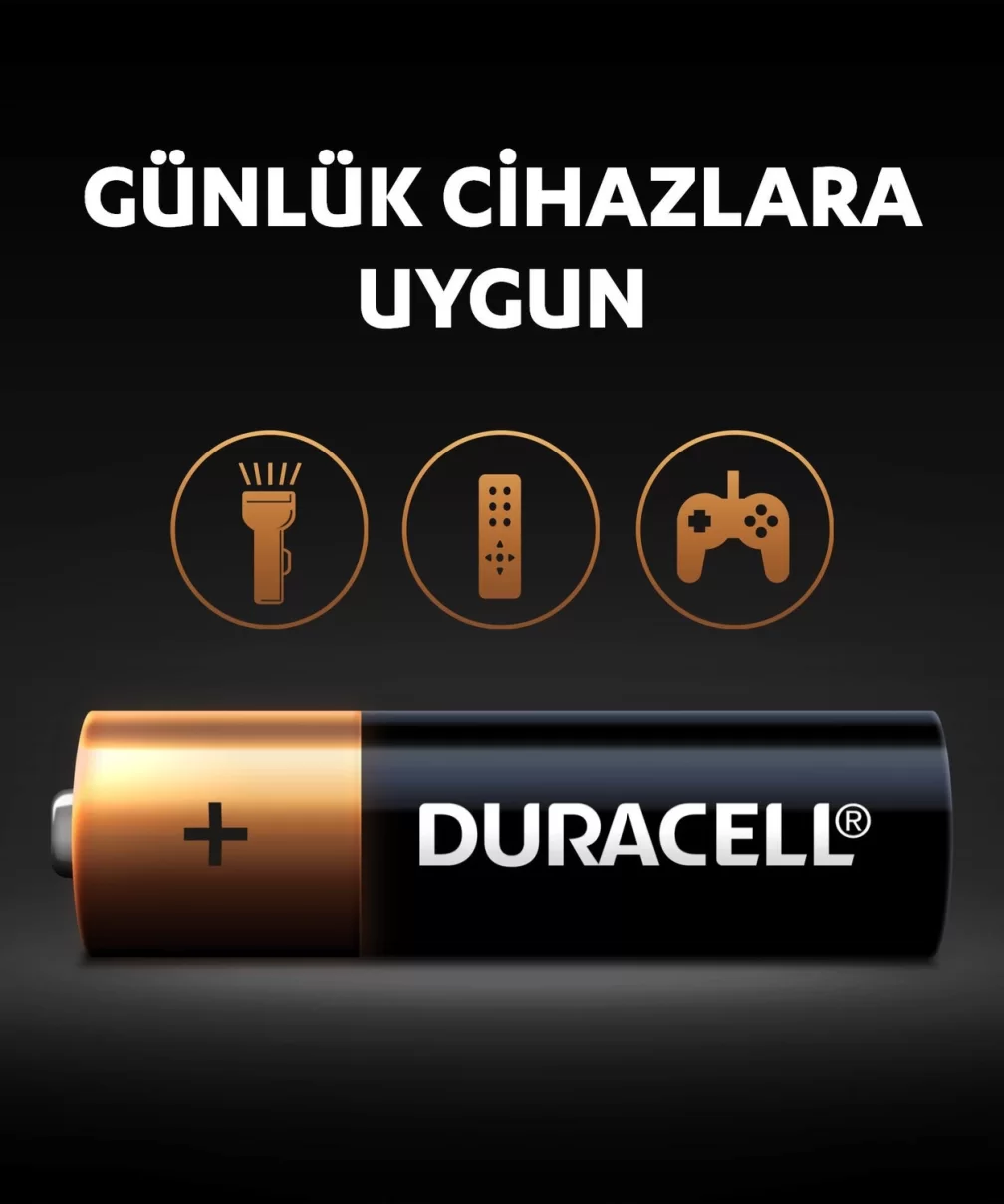 Duracell 4Lü AA Kalem Pil