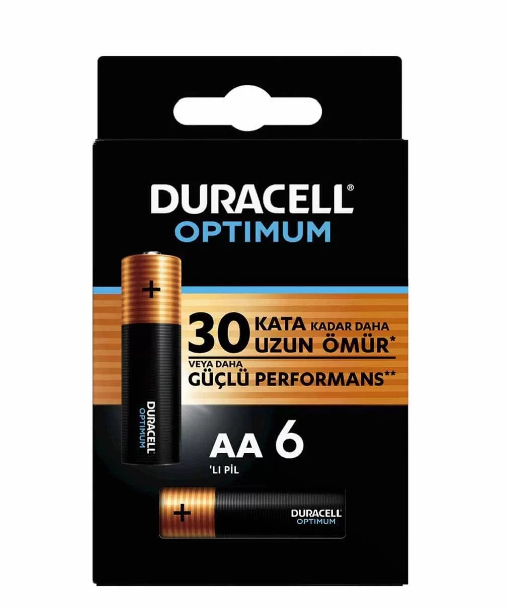 Duracell 6Lı Optimum AA Kalem Pil