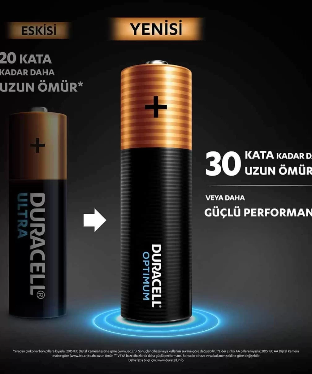 Duracell 6Lı Optimum AA Kalem Pil