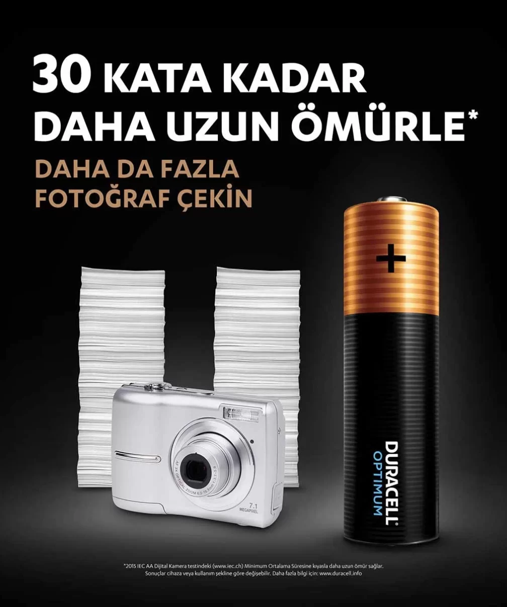 Duracell 6Lı Optimum AA Kalem Pil