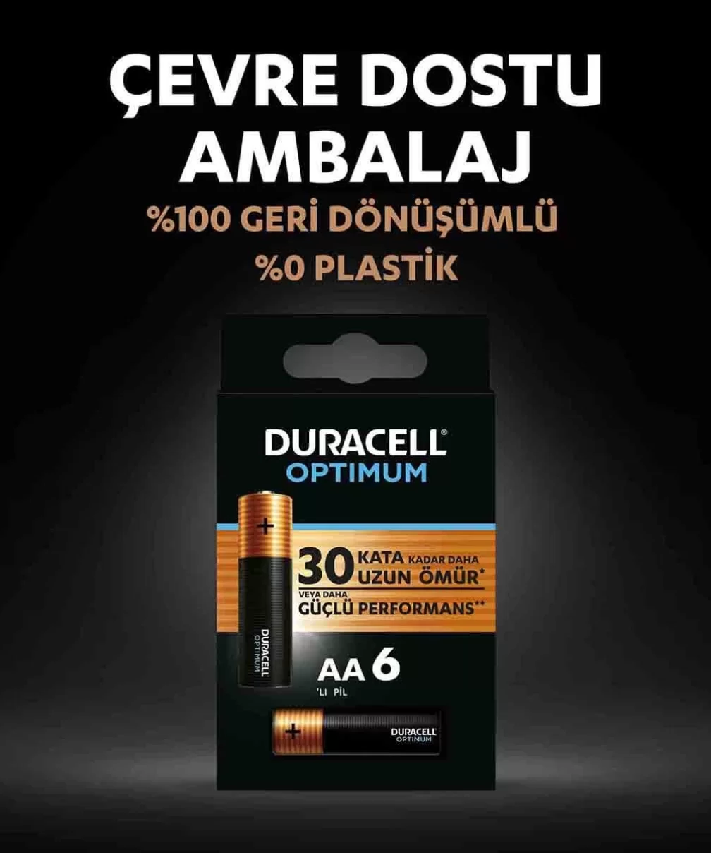 Duracell 6Lı Optimum AA Kalem Pil