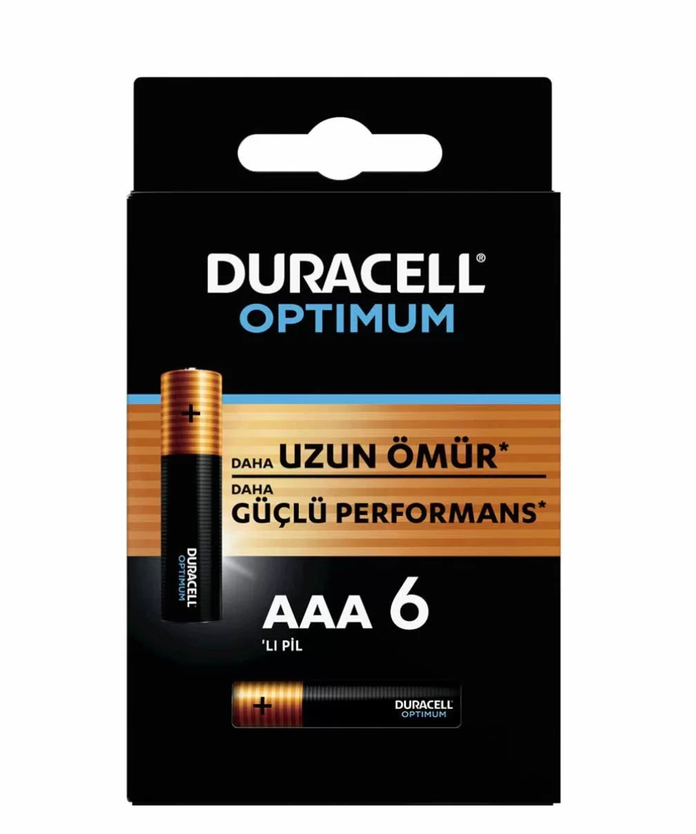 Duracell 6Lı Optimum AAA Kalem Pil