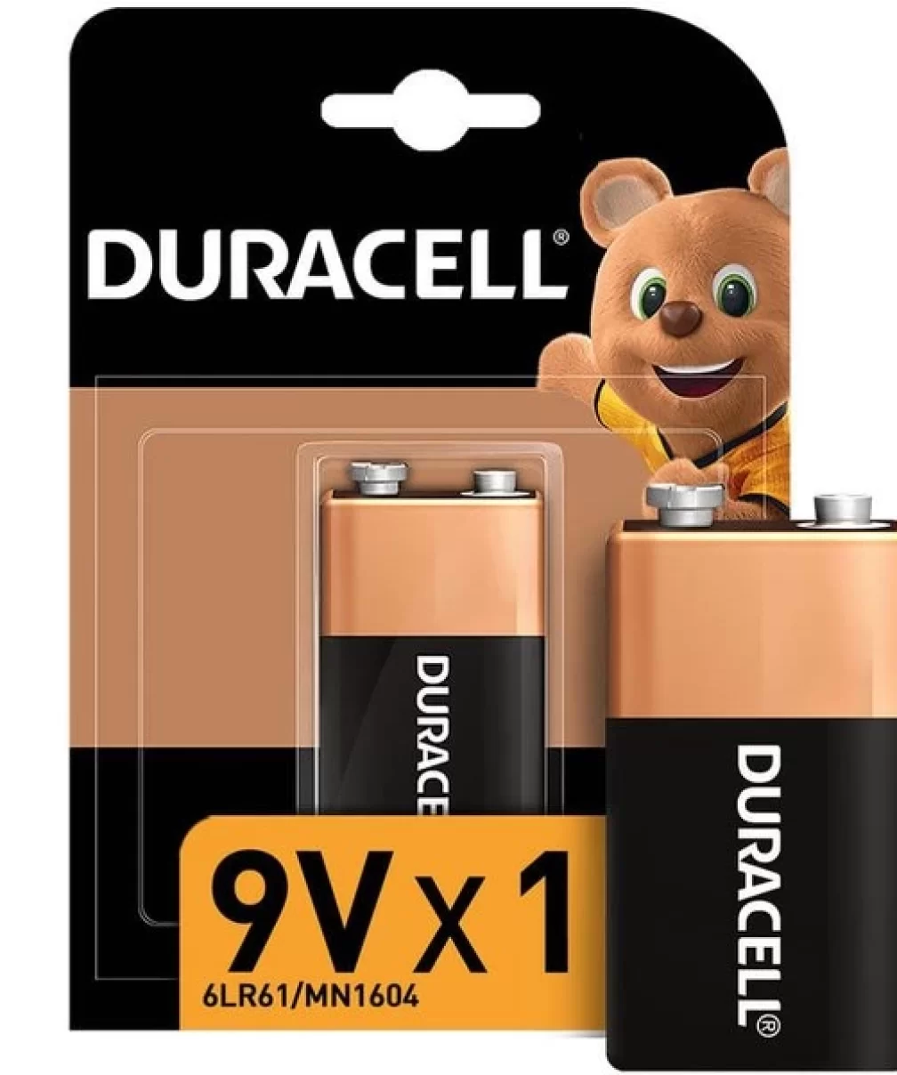 Duracell Basic 9 Volt Pil Tekli