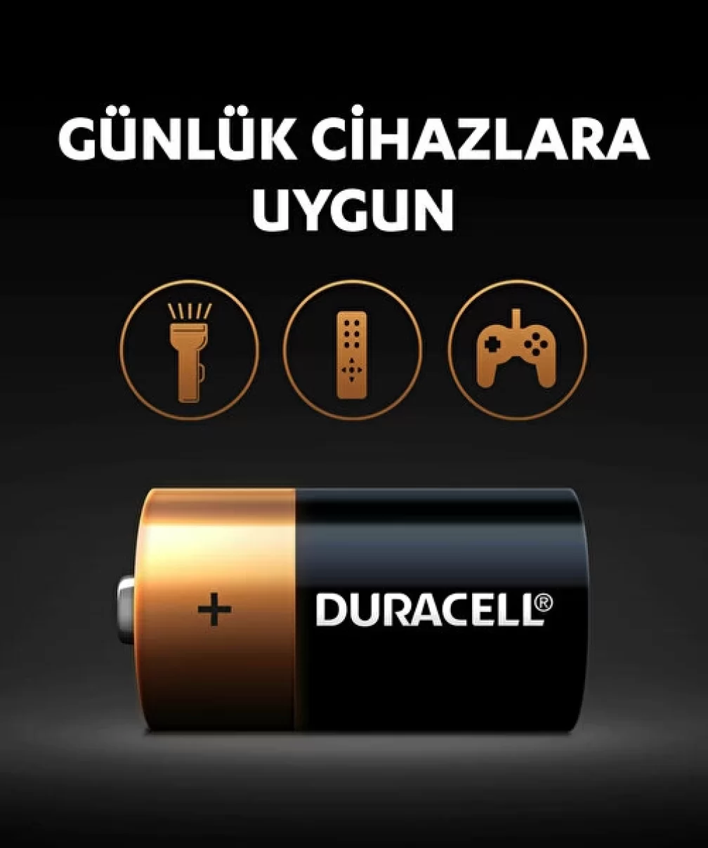 Duracell Basic C Boy Pil 2Li