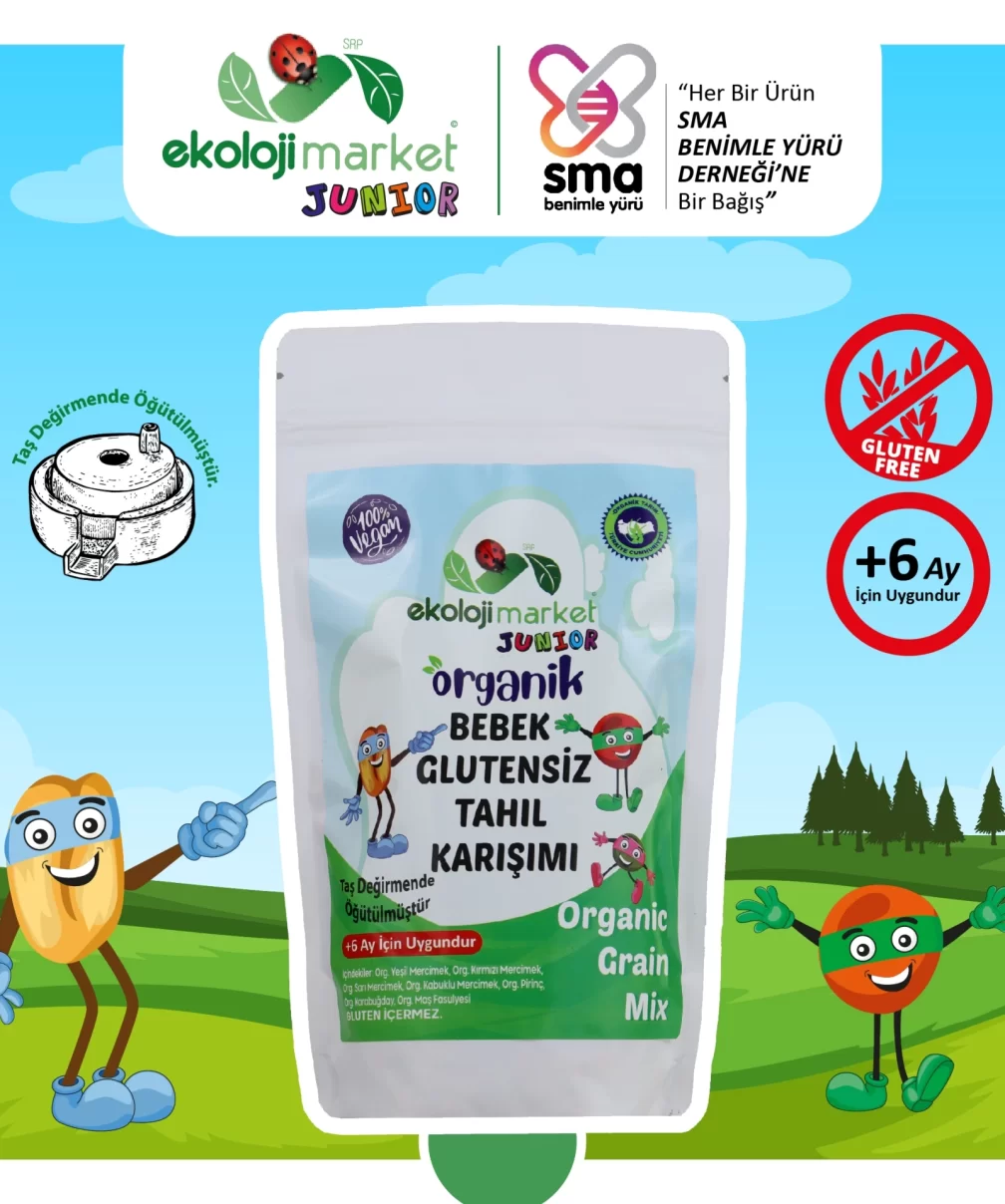 EM Junior Organik Bebek Glutensiz Tahıl Karışımı 250gr