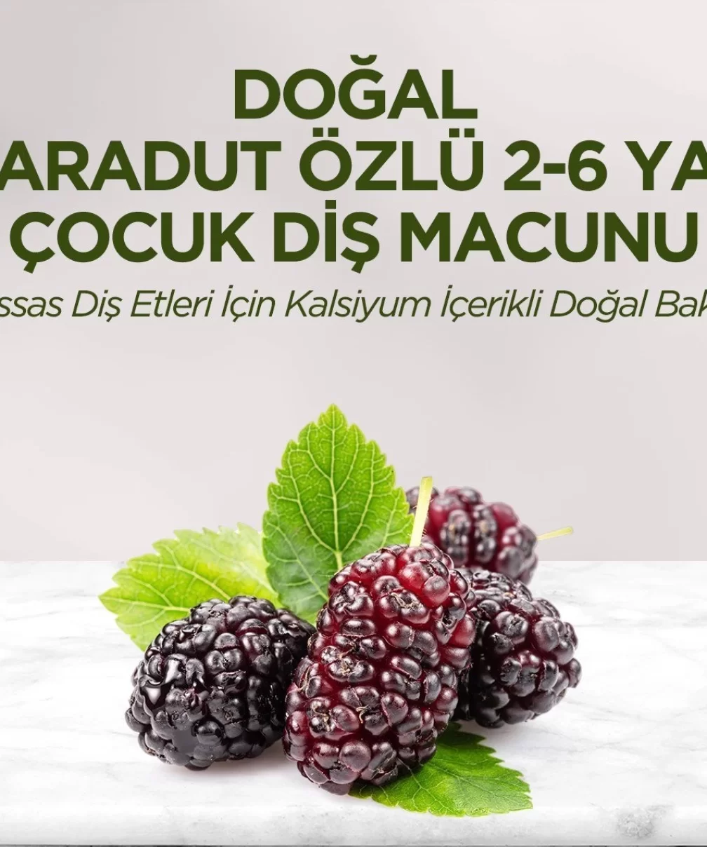 Eyüp Sabri Tuncer Doğal Karadut Özlü Diş Macunu 2-6 Yaş 60ml