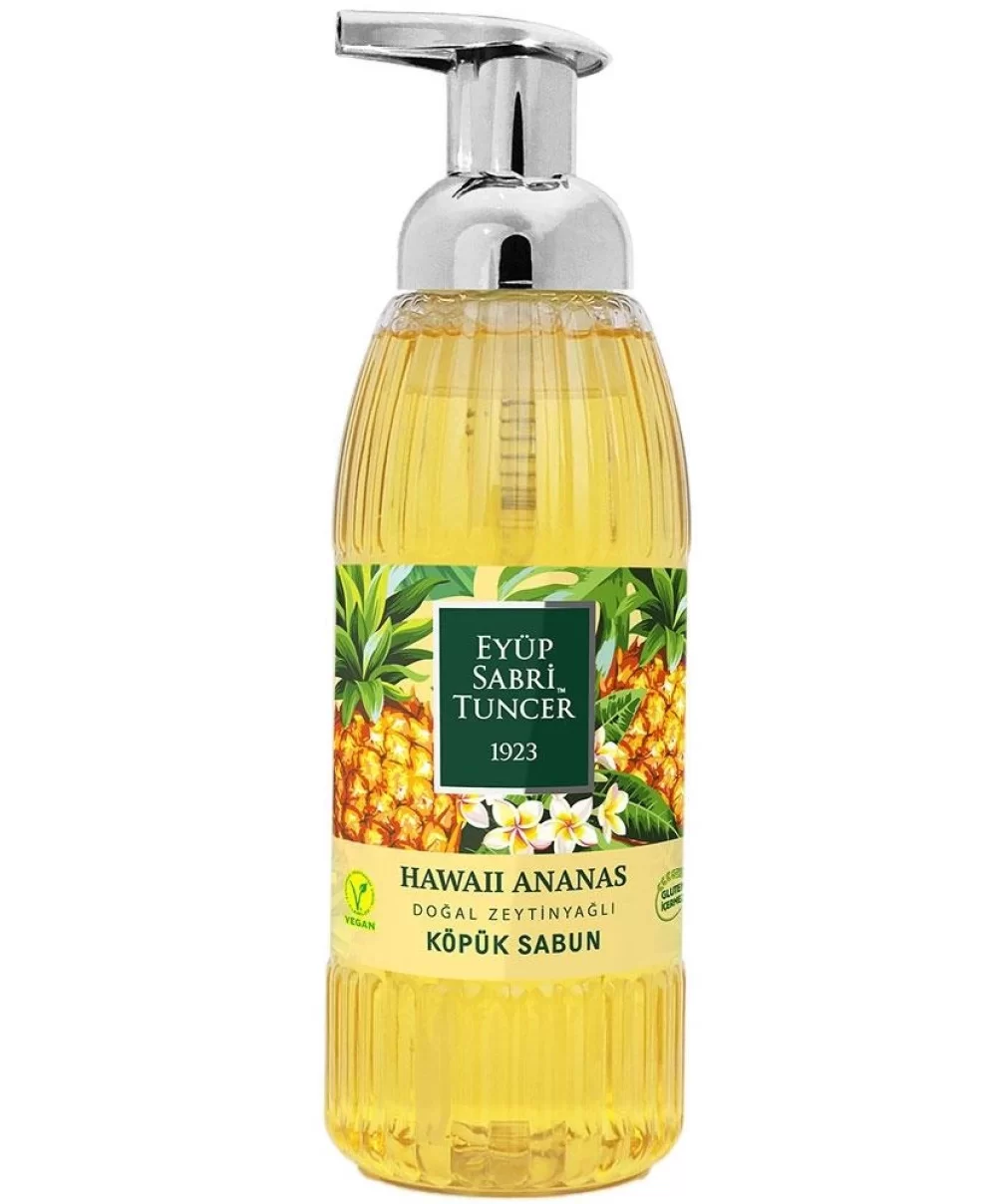 Eyüp Sabri Tuncer Doğal Zeytinyağlı Köpük Sabun 500 ml Hawaii Ananas