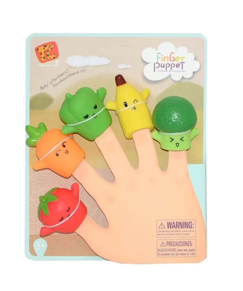 Finger Puppet Meyve Figürlü Parmak Kuklası