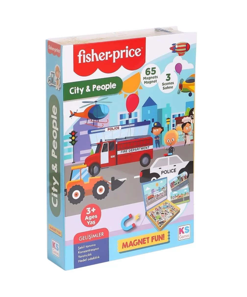 Fisher Price Şehir ve İnsanlar Puzzle 13409