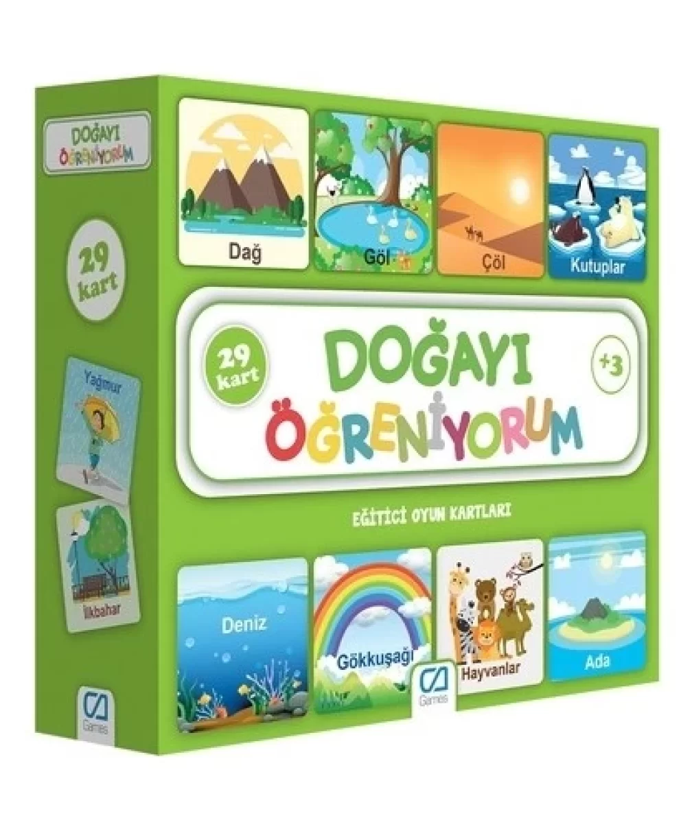 Games Doğayı Öğreniyorum Eğitici Oyun Kartları 29 Kart 5053