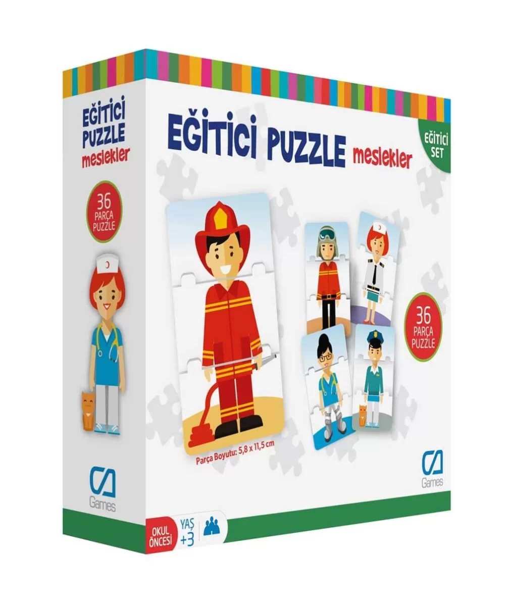 Games Eğitici Puzzle Meslekler 36 Parça 5030