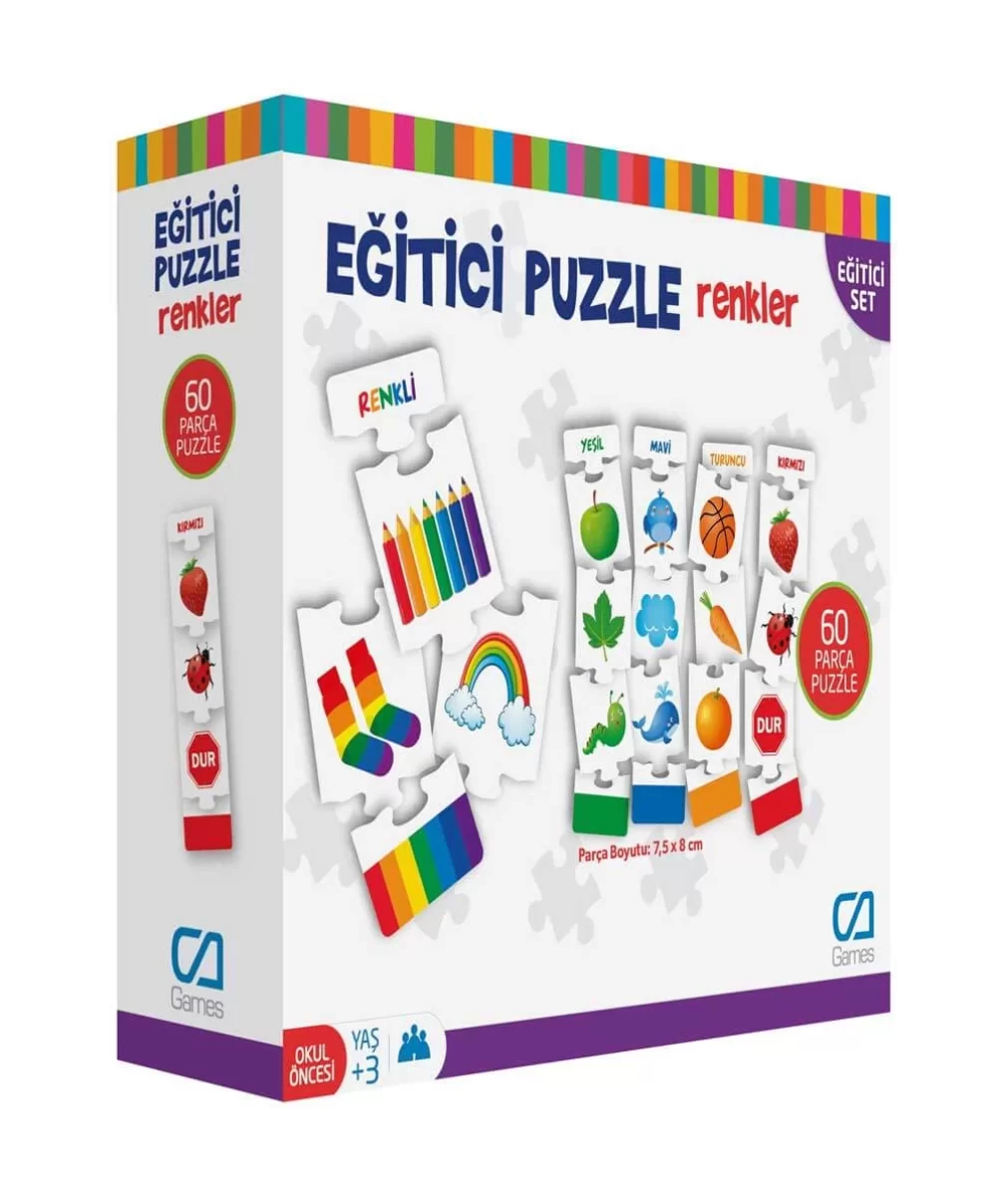 Games Eğitici Puzzle Renkler 60 Parça 5029