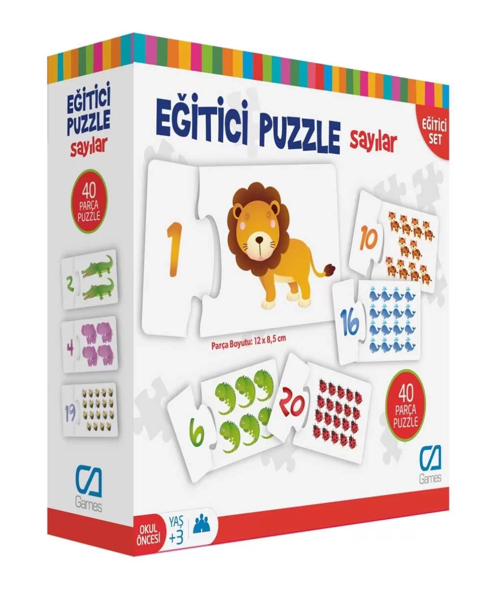 Games Eğitici Puzzle Sayılar 40 Parça 5031