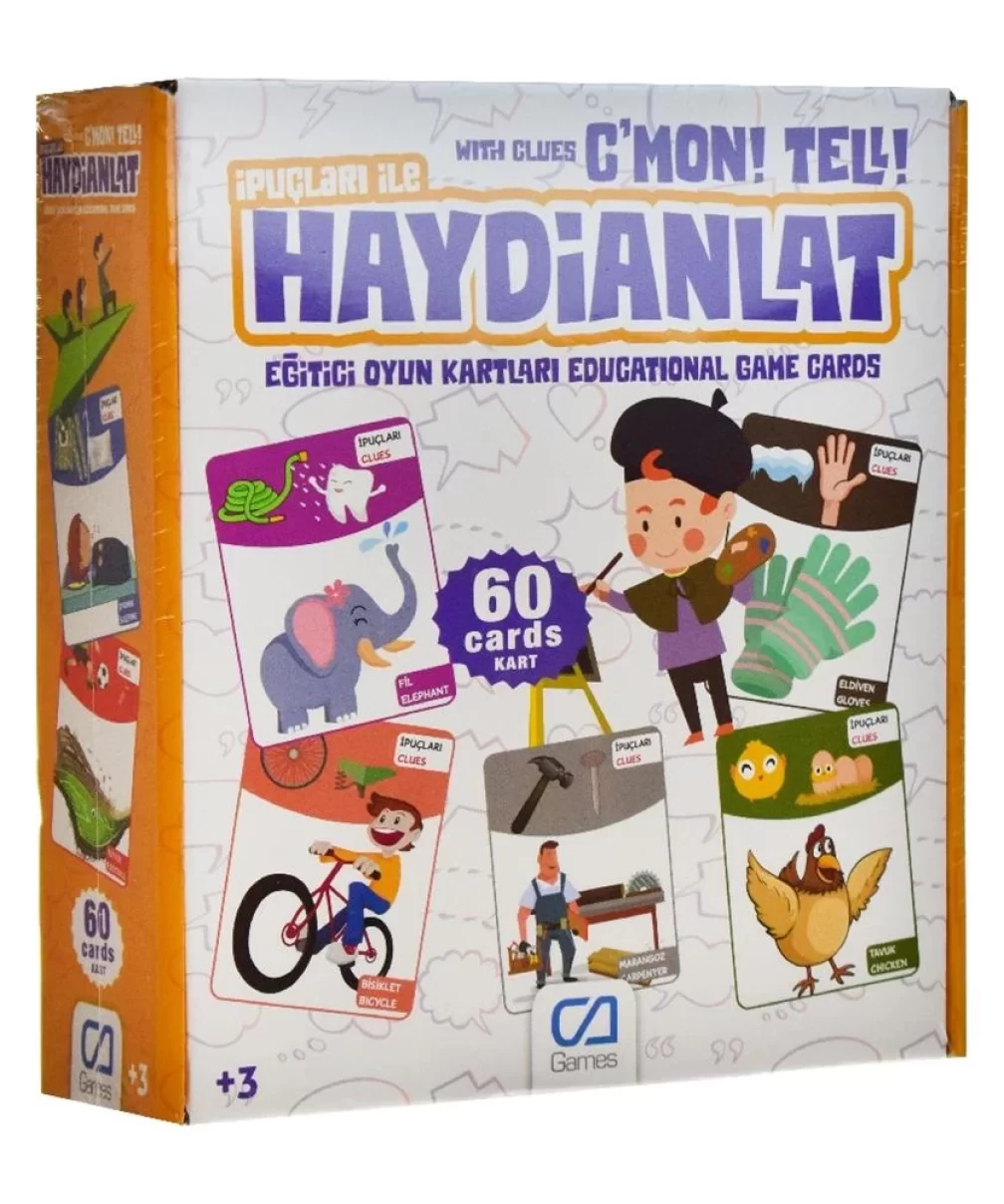 Games Haydi Anlat Eğitici Oyun Kartları 60 Kart 5080