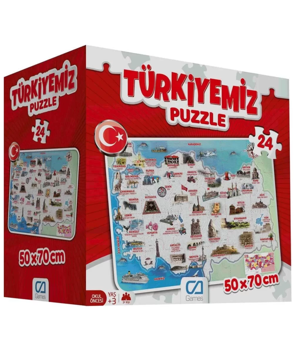 Games Türkiyemiz Puzzle 24 Parça 5079