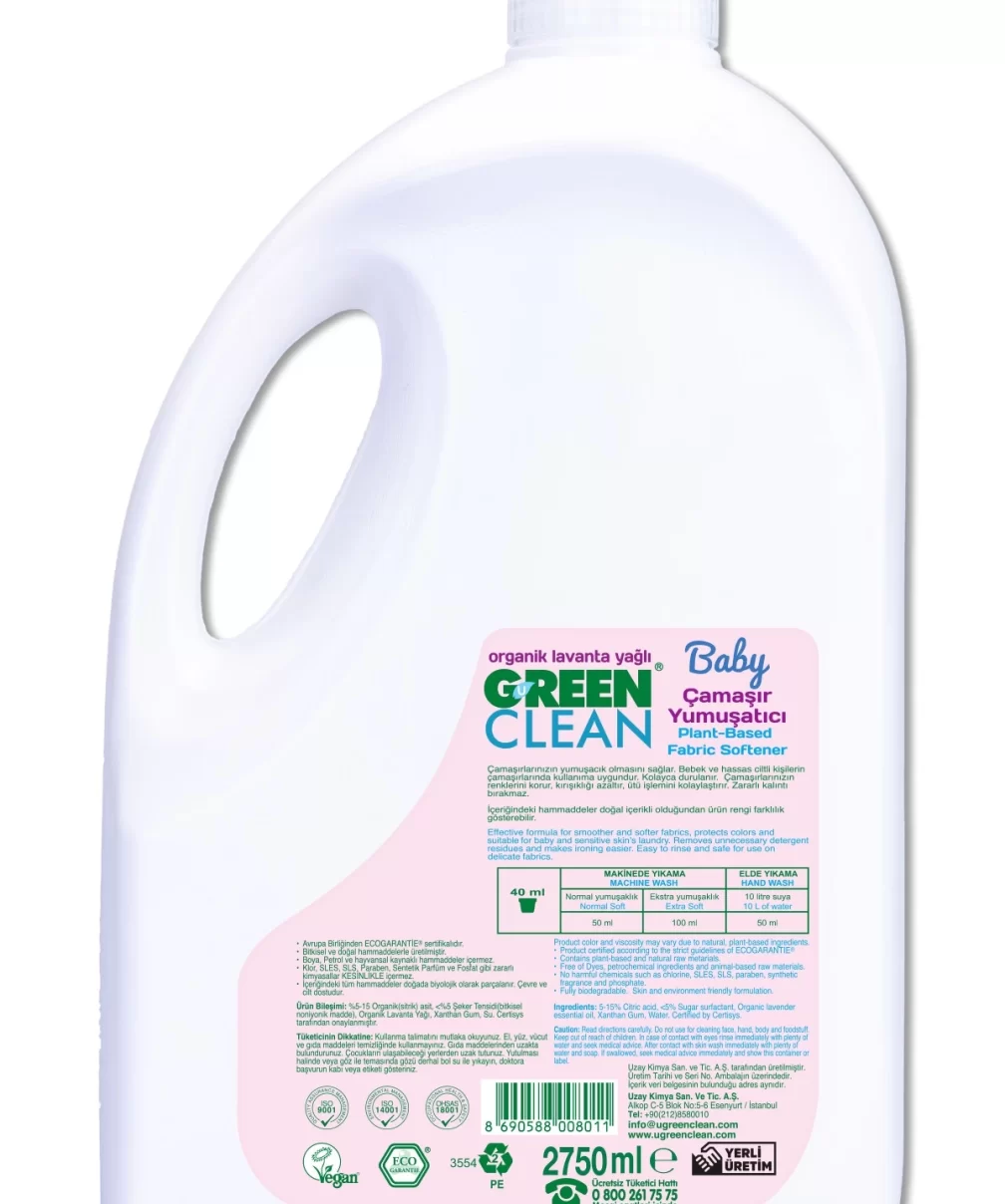 Green Clean Baby Bitkisel Çamaşır Yumuşatıcı 2750 ml