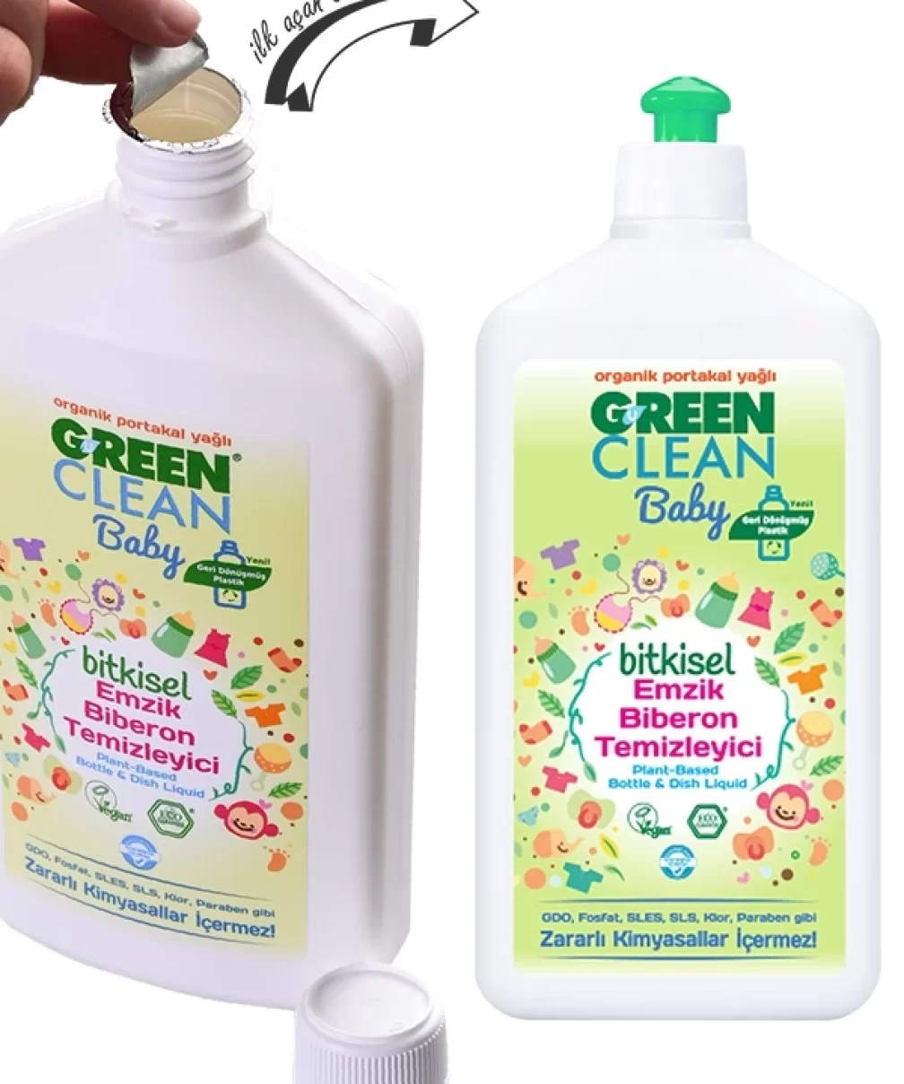 Green Clean Baby Bitkisel Emzik Biberon Temizleyici 500 ml