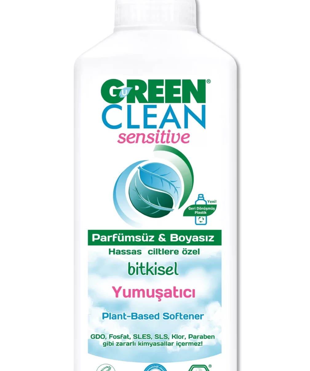 Green Clean Sensitive Parfümsüz Bitkisel Yumuşatıcı 1000ml