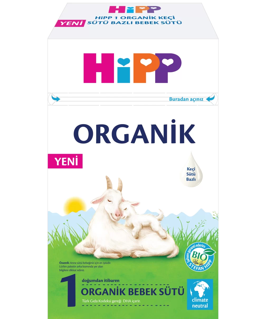 Hipp 1 Organik Keçisütü Bazlı Bebek Sütü 400 Gr