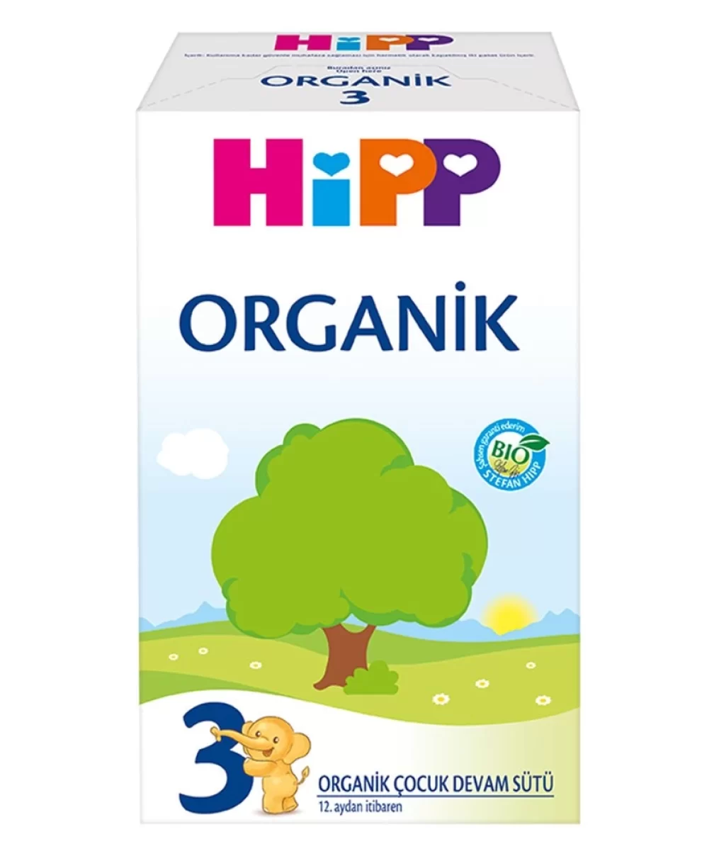 Hipp 3 Organik Devam Sütü 600 Gr