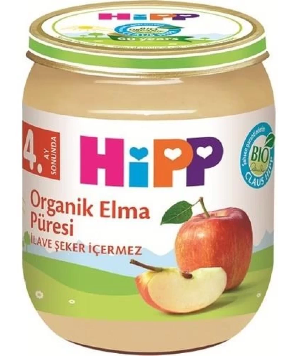 Hipp Organik Elma Püresi 125 Gr