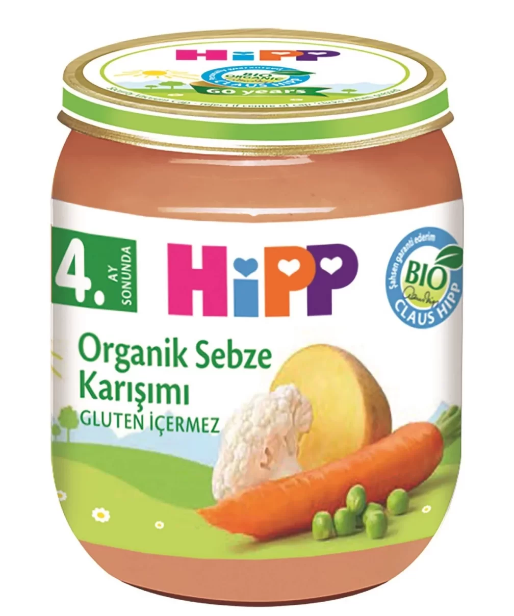 Hipp Organik Sebze Karışımı 125 Gr