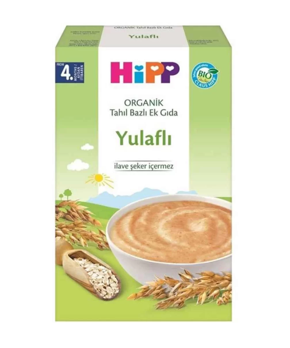 Hipp Organik Yulaflı Tahıl Bazlı Ek Gıda 200 Gr