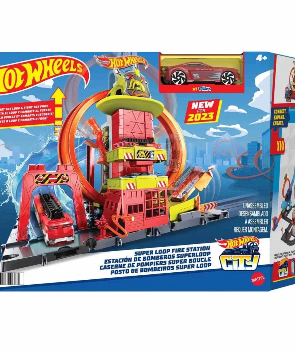 Hot Wheels Çember Pistli İtfaiye İstasyonu HKX41