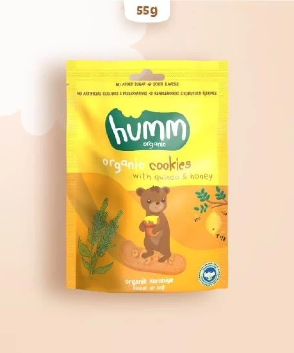 Humm Organik Ballı ve Kinoalı Kurabiye 55 Gr