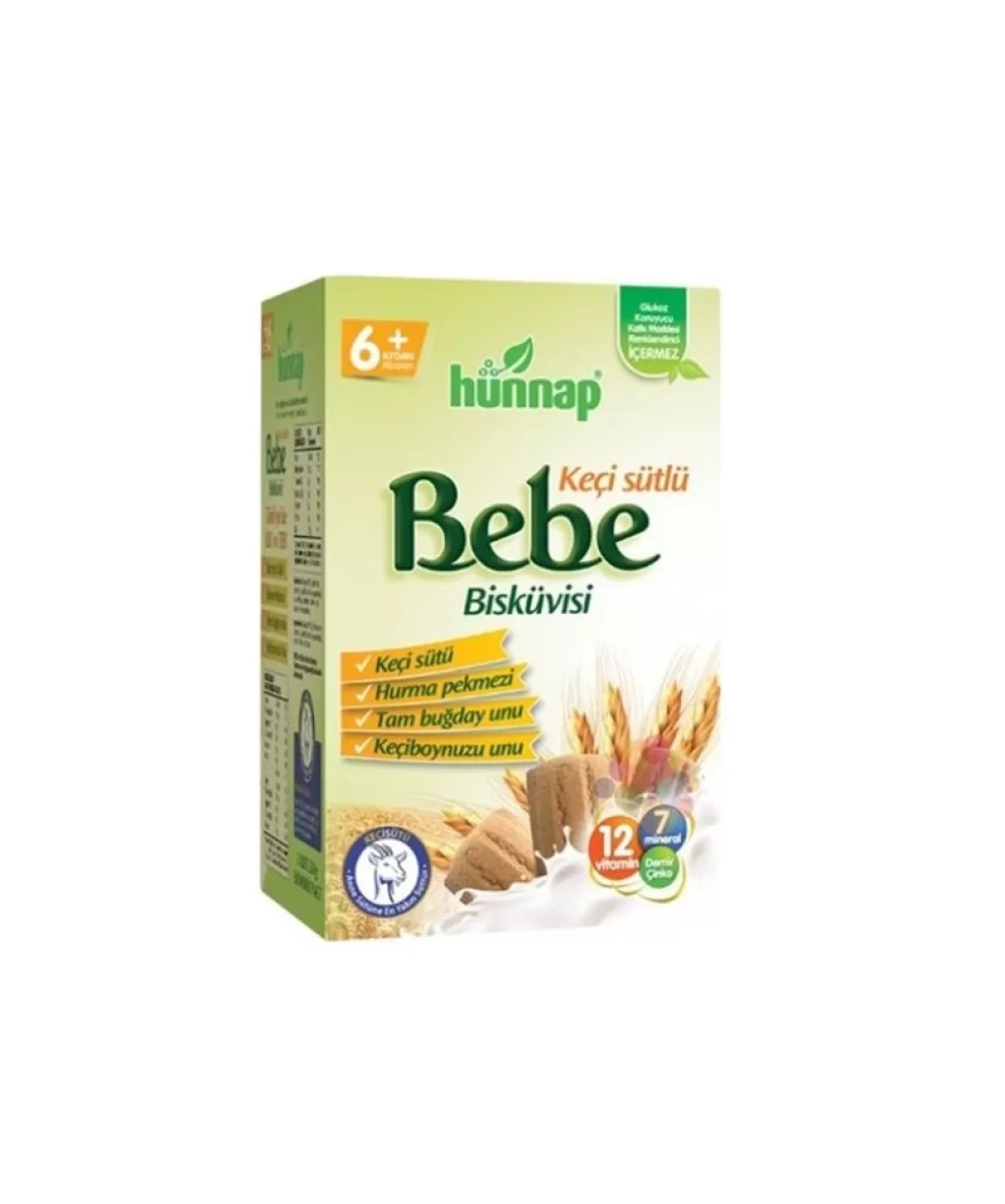 Hünnap Keçisütlü Vitaminli Bebe Bisküvisi 400 Gr