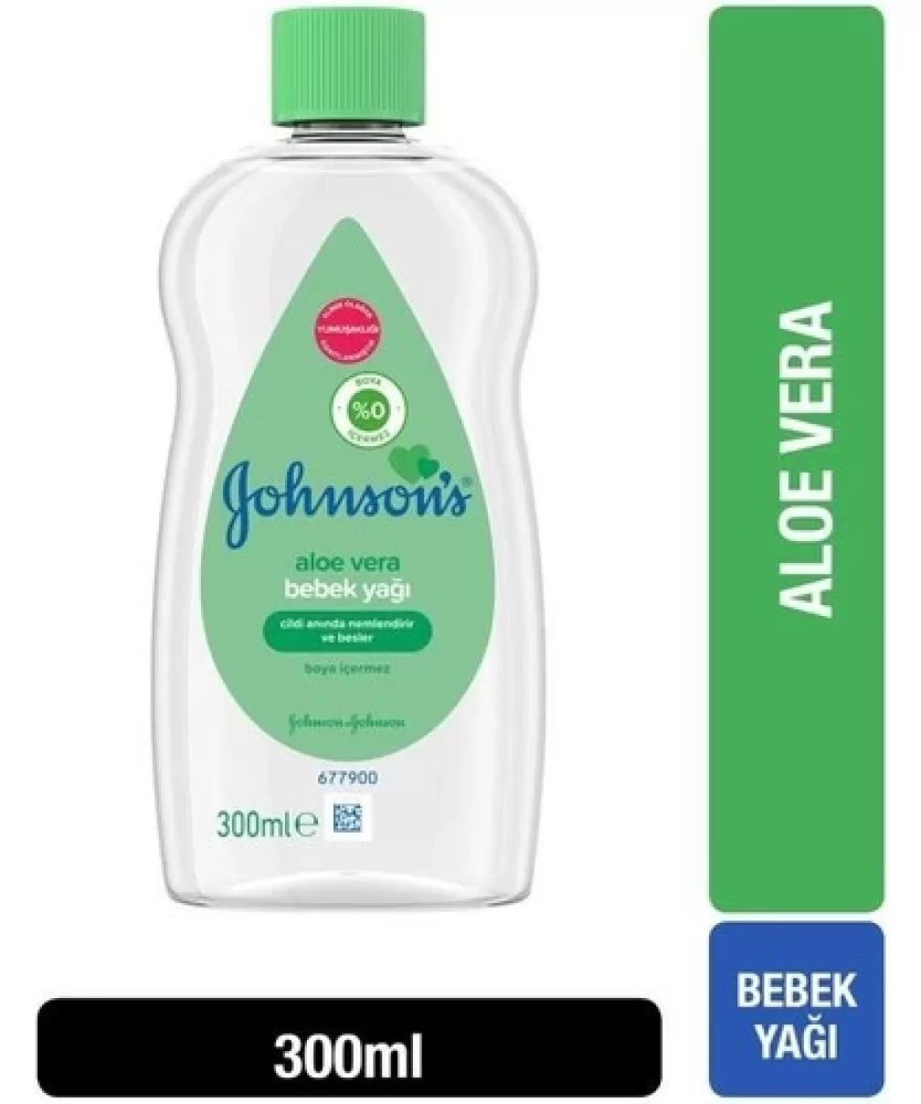 Johnsons Baby Bebe Yağı 300 ml Aloe Vera