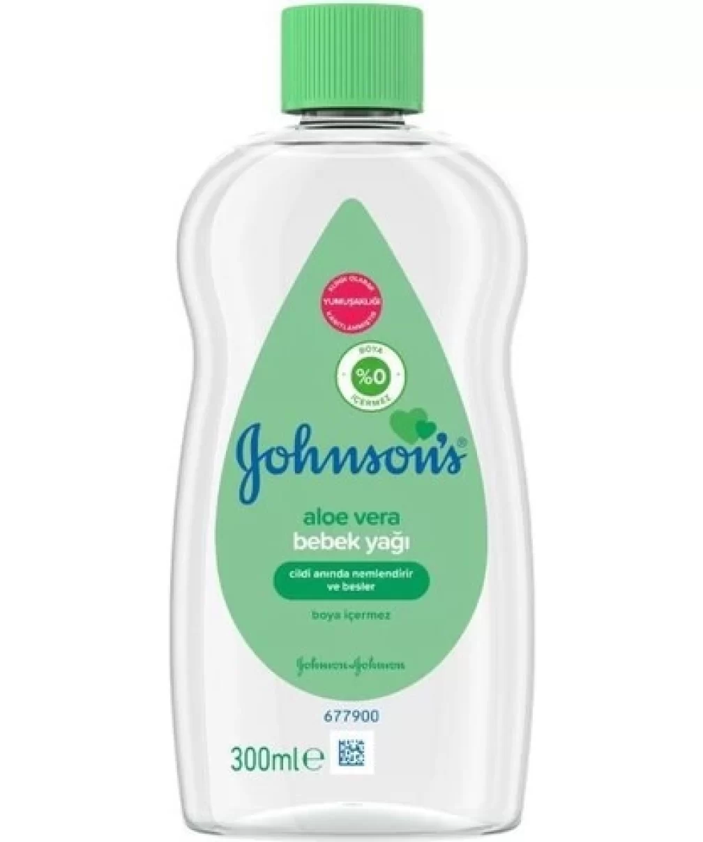 Johnsons Baby Bebe Yağı 300 ml Aloe Vera