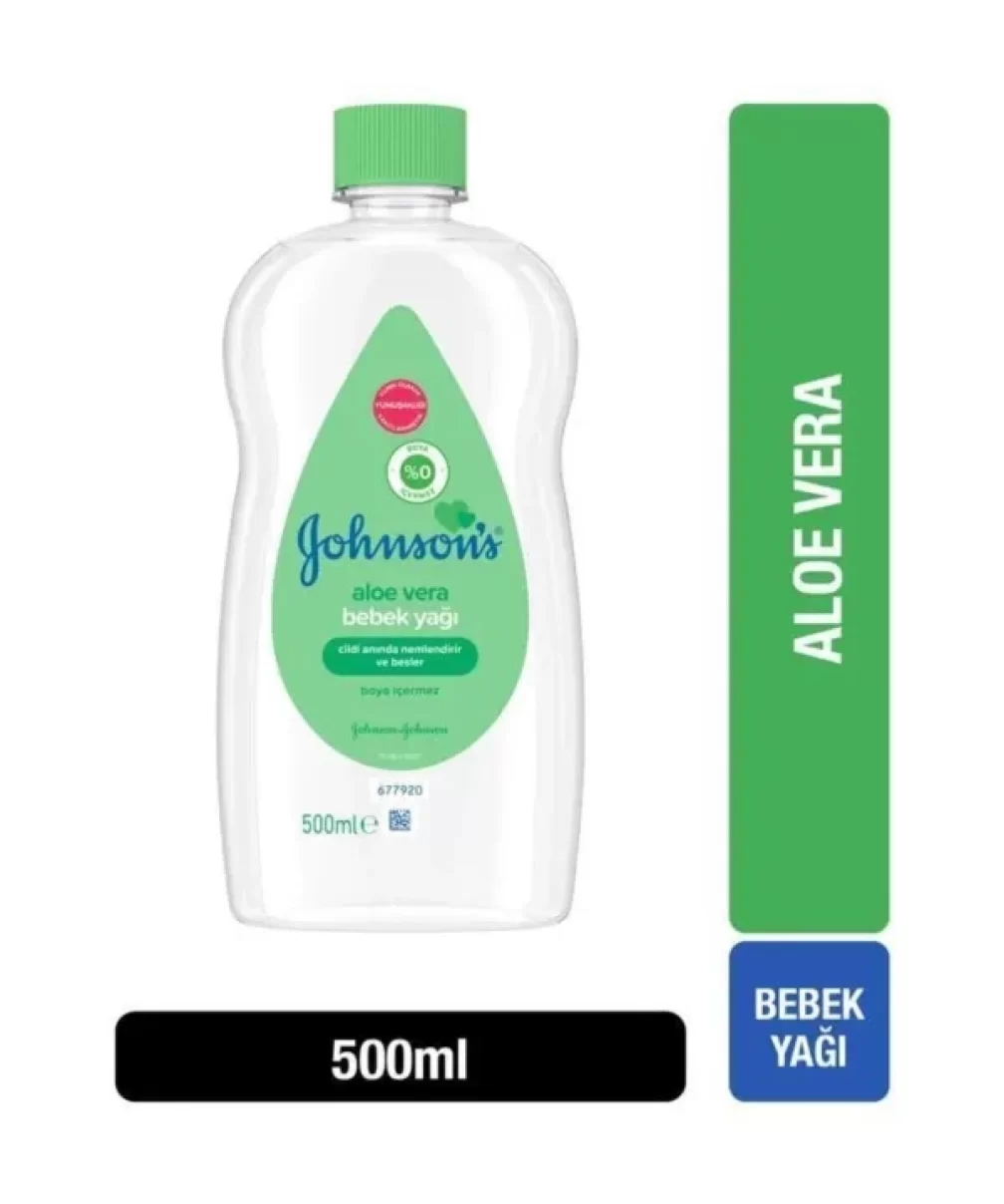 Johnsons Baby Bebek Yağı 500 ml Aloe Vera