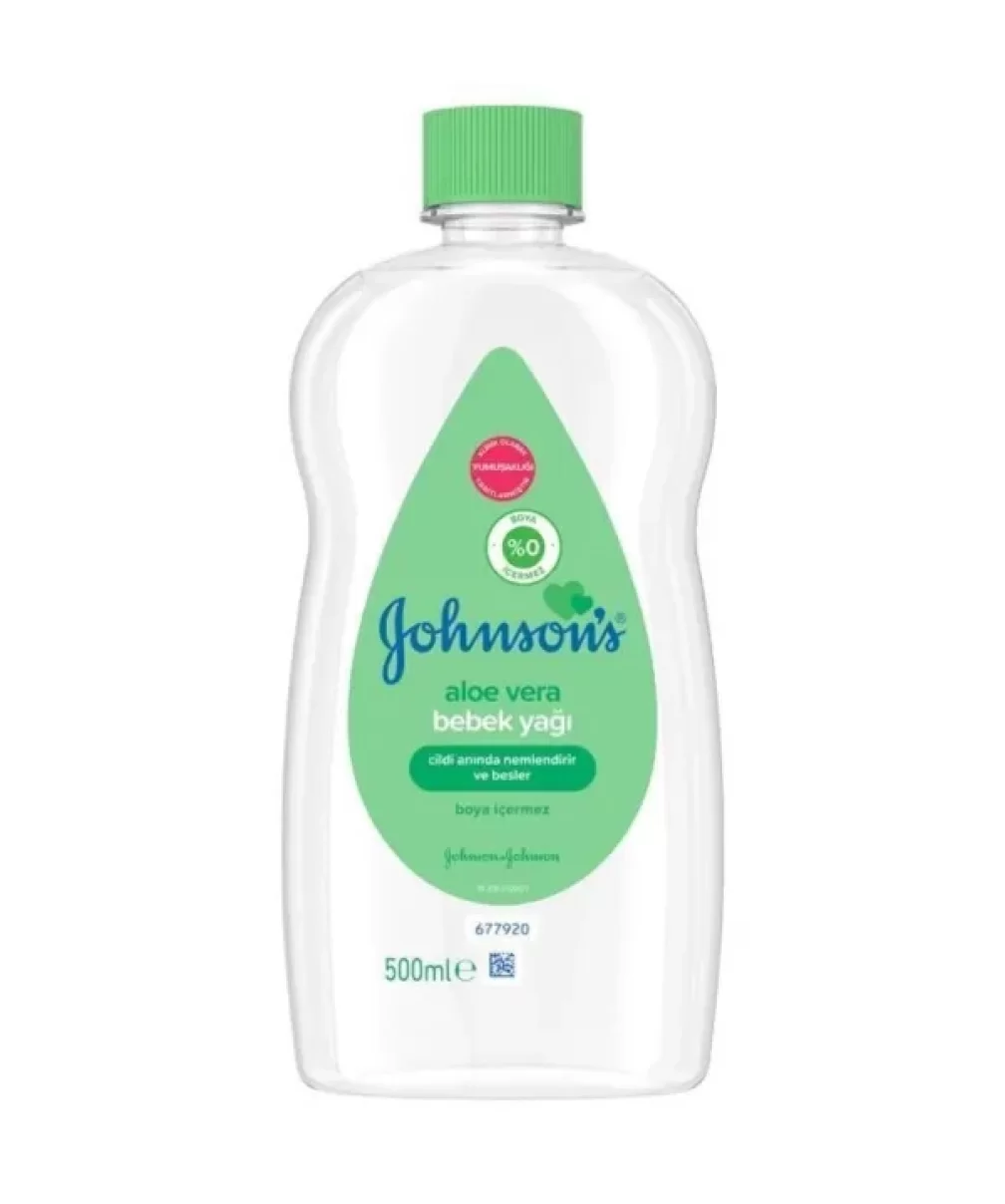 Johnsons Baby Bebek Yağı 500 ml Aloe Vera