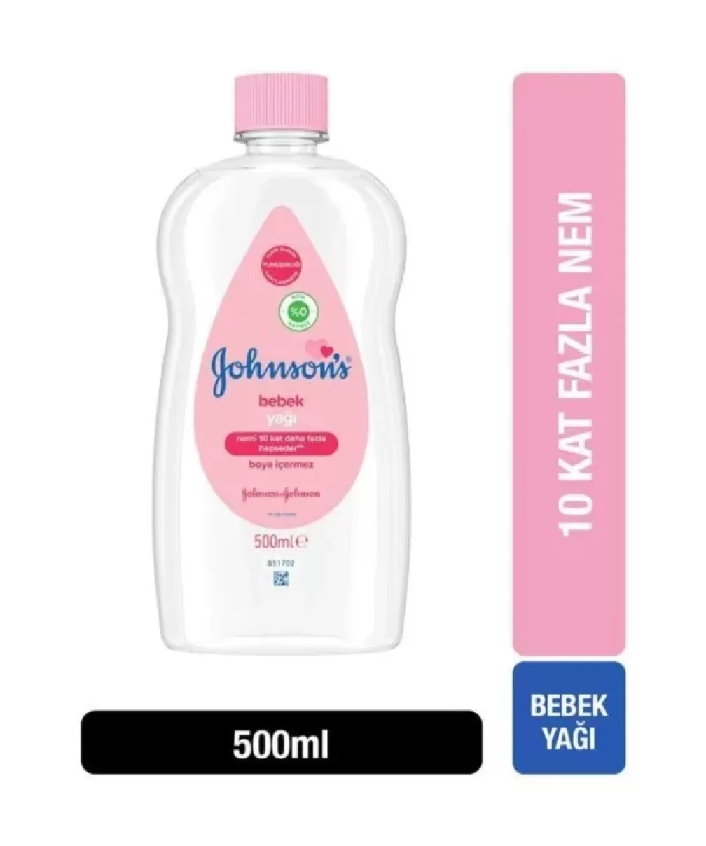 Johnsons Baby Bebek Yağı 500 ml Nemlendirici