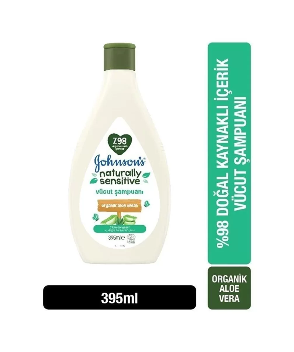 Johnsons Baby Naturally Sensitive Vücut Şampuanı 395ml