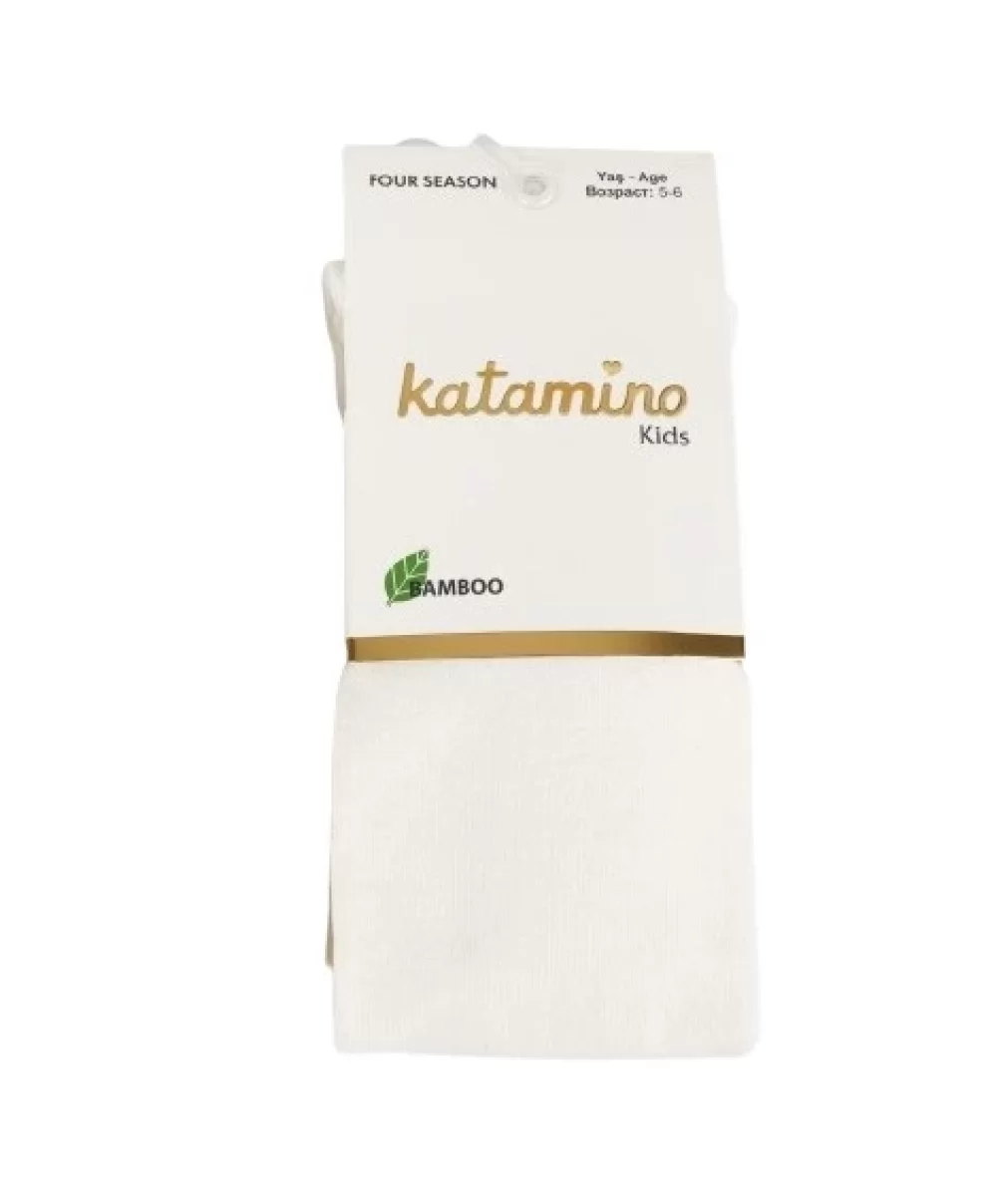 Katamino Mirabel Kız Bambu Külotlu Çorap K30207 Krem