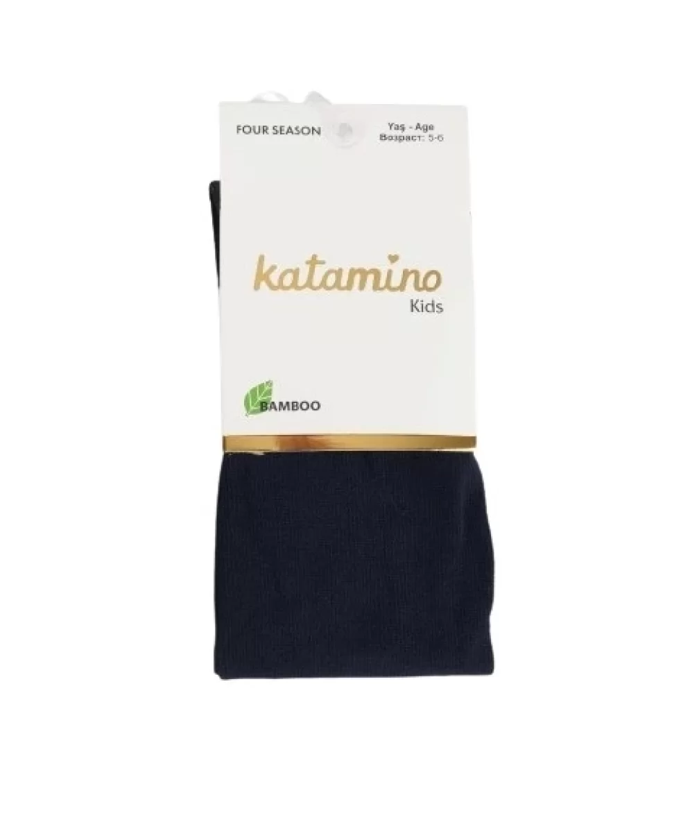 Katamino Mirabel Kız Bambu Külotlu Çorap K30207 Siyah